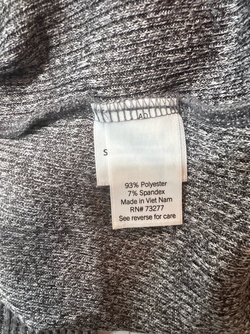 Sonoma Heather Gray Long Sleeve V-Neck Knit Top - Picture 2 of 5